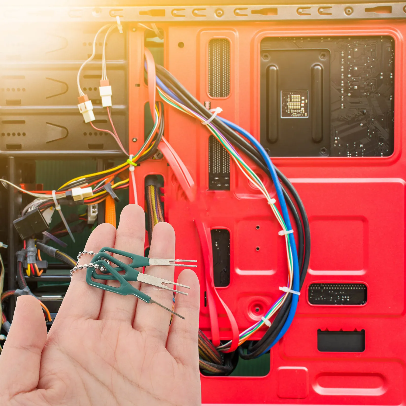 

Набор из 3 профессиональных инструментов для снятия клемм, экстрактор для автомобильных разъемов, для ремонта электроники и обслуживания проводки