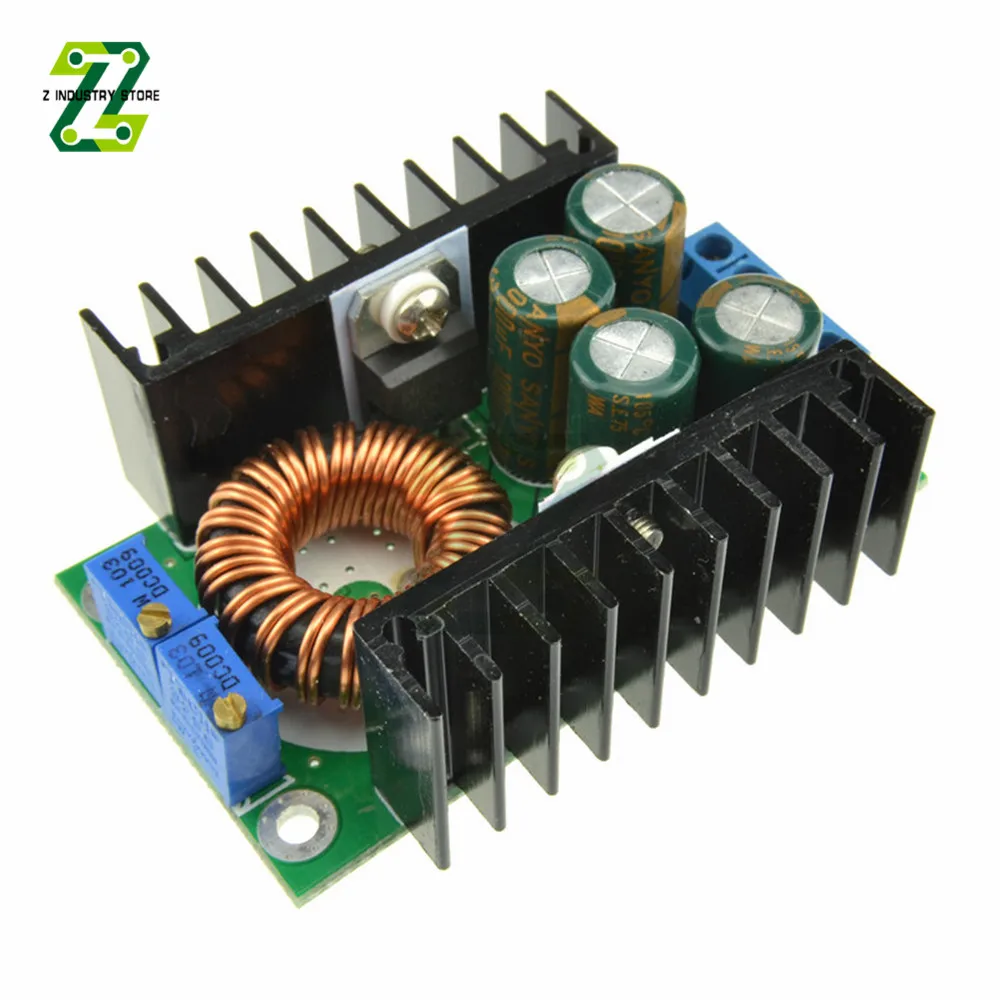 XL4016 5-36V to 1.3-32V DC-DC Digital Voltage Regulator Buck Step Down Power Supply Module Over Temperature Protection