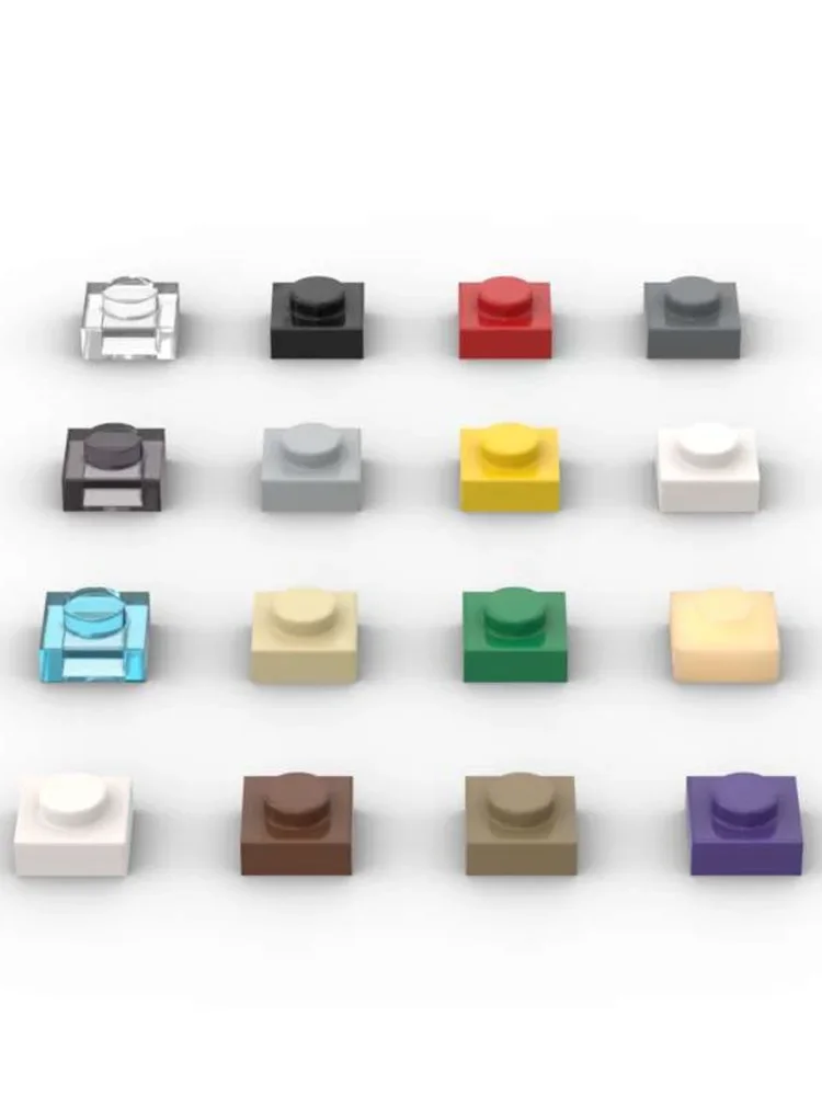 MOC 10 pièces 3024 panneau lumineux briques 1x1 plaque blocs de construction Kit haute technologie panneau particules Puzzle jouet enfants anniversaire enfant cadeaux