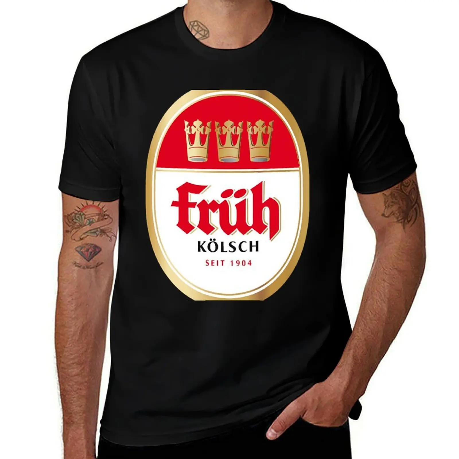 Früh K?lsch Bier Logo Brauerei lokales Bier! T-Shirt Herren T-Shirt Essential T-Shirt Herren T-Shirt Designer T-Shirt