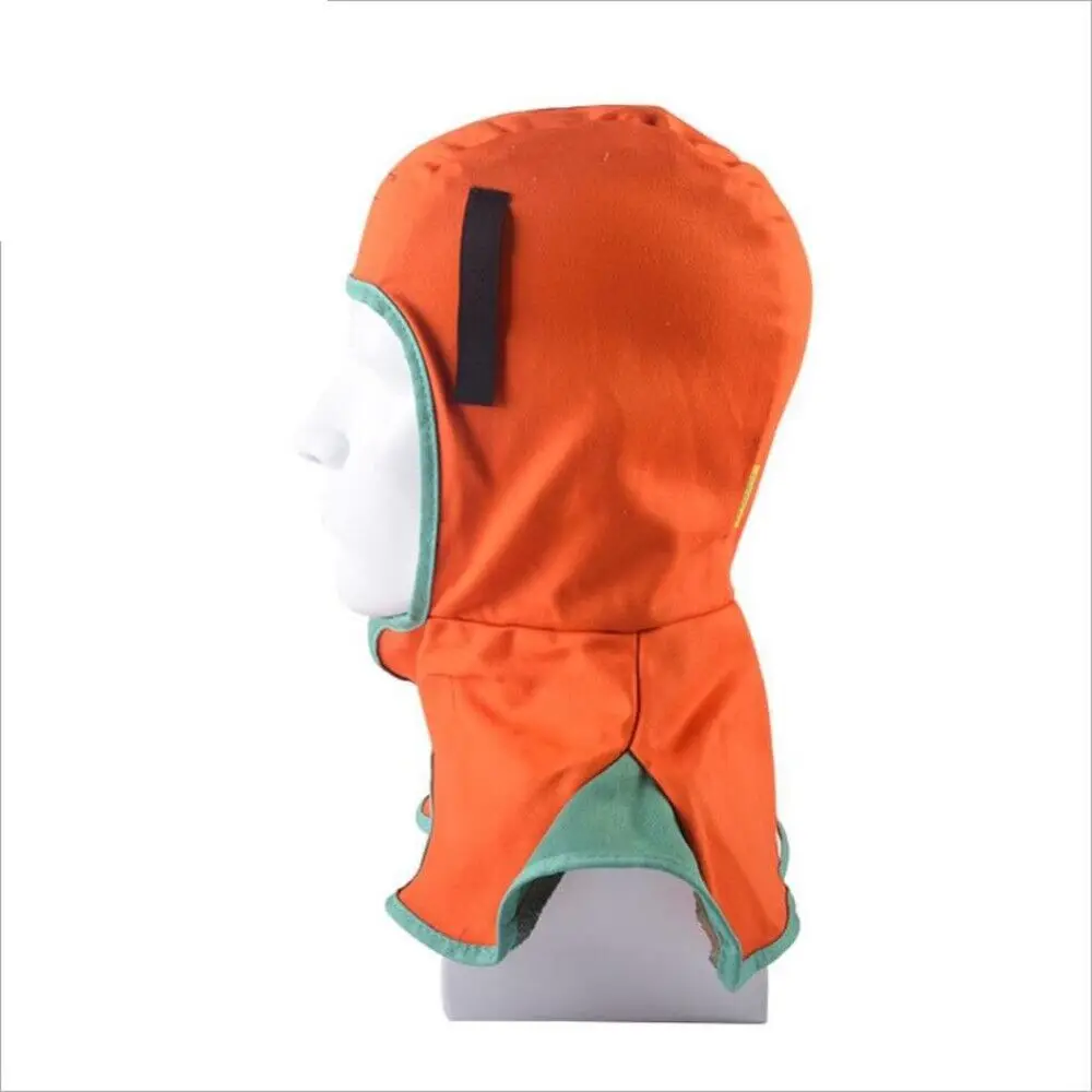 New Full Protective Welding Fire Retardant Cap Dustproof Shawl Polished Anti-Splash Hood Welder Anti-Scalding Shawl Hat