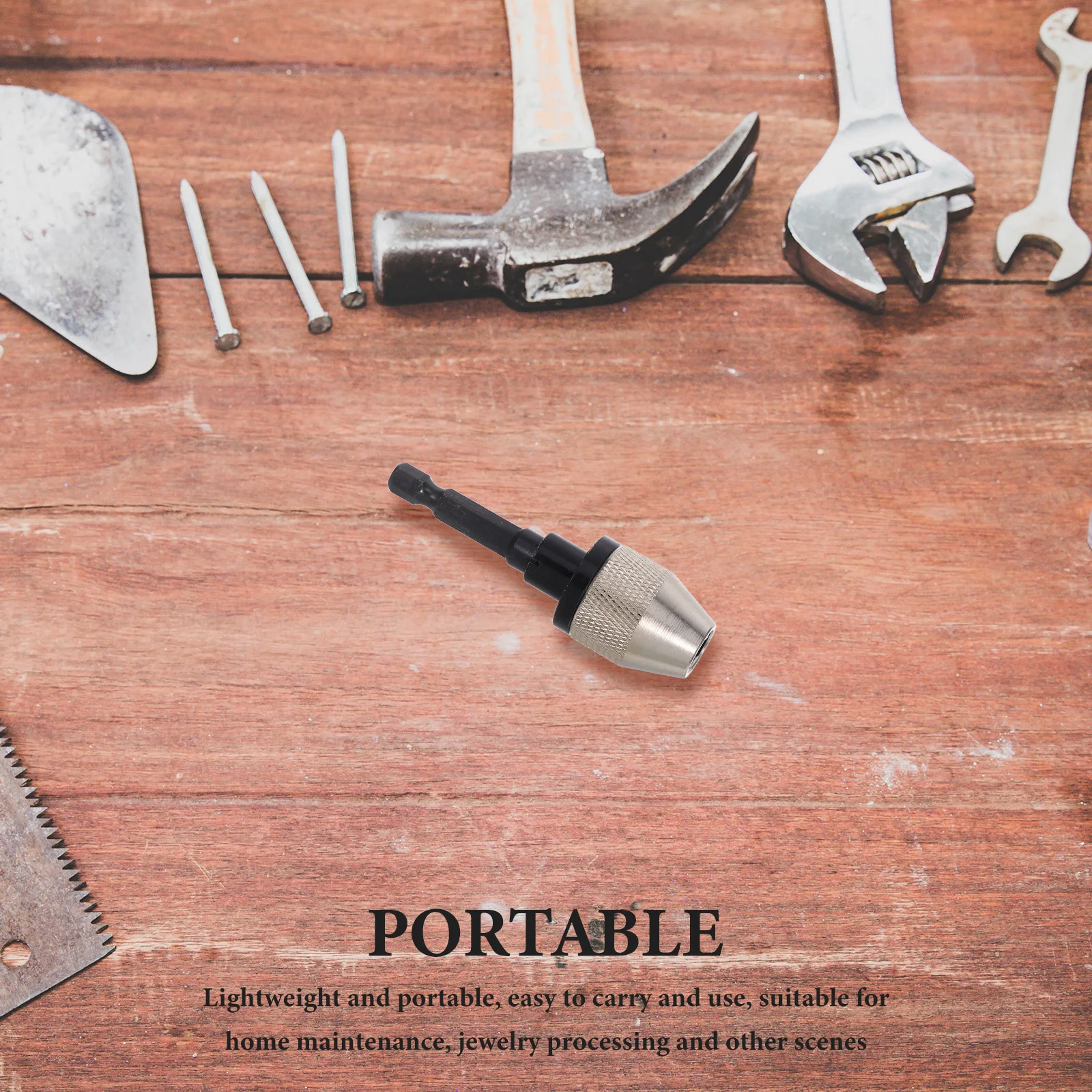 

Hexagonal Handle Chuck Drill Accessories Collet Conversion Adapter with Rod Electric Tool Attachments Hammer 3 Jaw