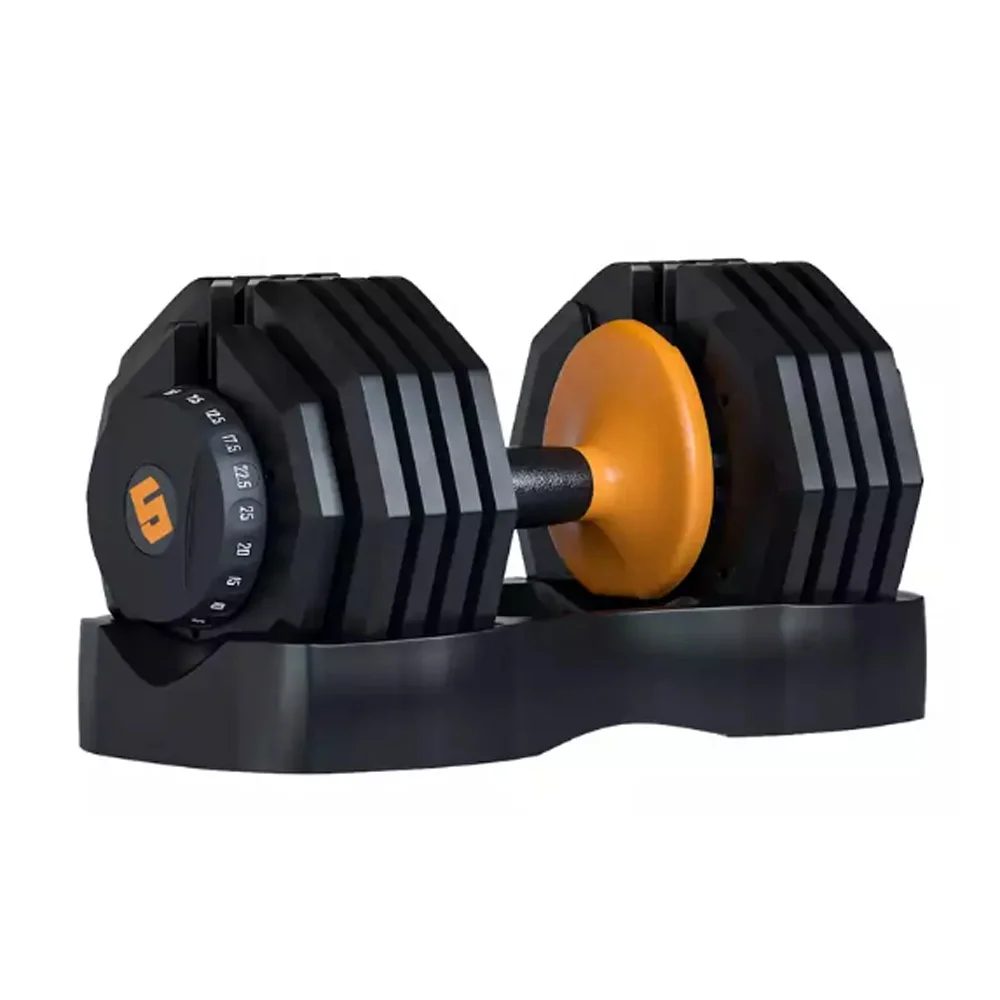 

20kg Gym Dumbbell Auto Fast Adjustable Dumbbell Set Gym Equipment Weights Dumbbells 2025 New