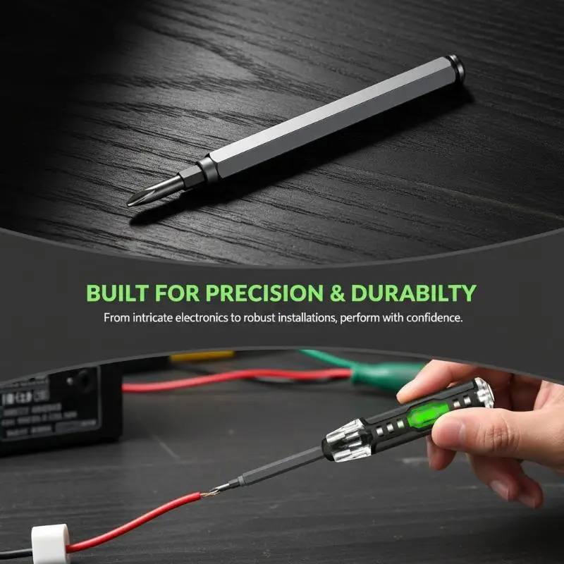 High Sensitivity Multi Magnetic Screwdriver Voltage Tester Pen Zero Line Induction Hand Tool for Circuit Detection Work