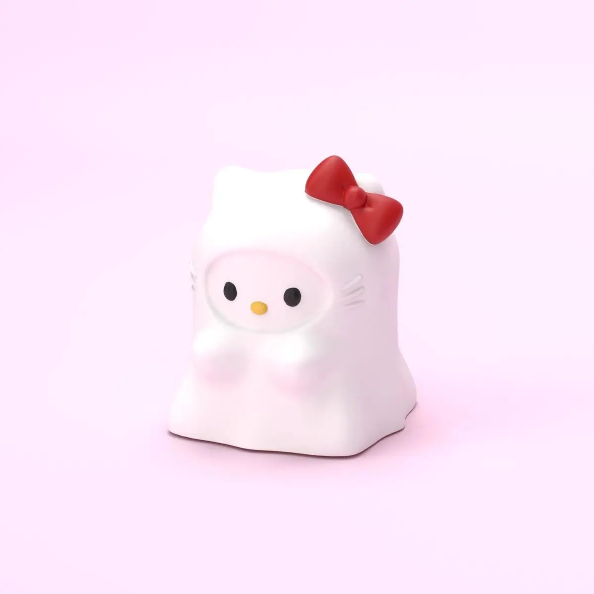 Cute Sanrio HelloKitty Ghost Keycaps Collection for Mechanical Keyboard Kawaii Anime Cartoon Replacement Keys Holiday Gifts Toys view 3