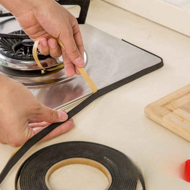 Sealing Strips for Waterproofing and Mold Prevention for Kitchen Stove Tops, Gas Stoves, Water Tanks and Sink Edges.