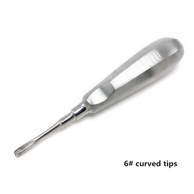 1Pcs Dental elevator Stainless Steel Tooth Elevator Dentist Tools Stright Curved Root Elevator Dental Lab Instrument