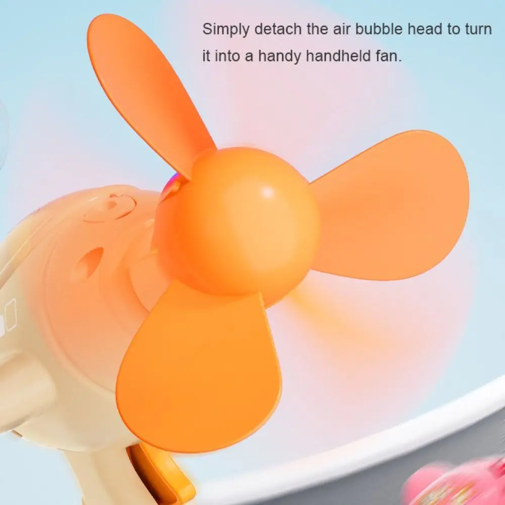 

Fun Plastic Fan Airplane Bubble Machine Semi-Automatic Electric Fun Bubbles Handheld Soap Blower