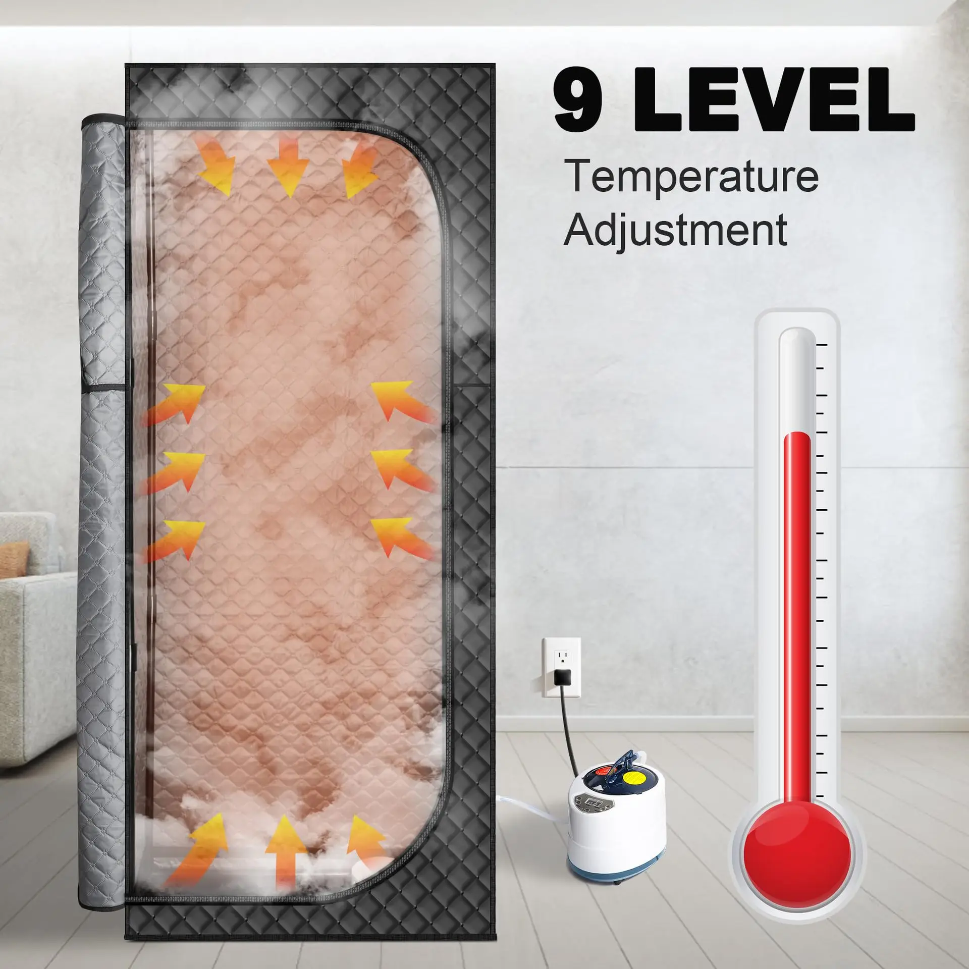 Steam box Household full body sauna box Folding portable sweat steam room
