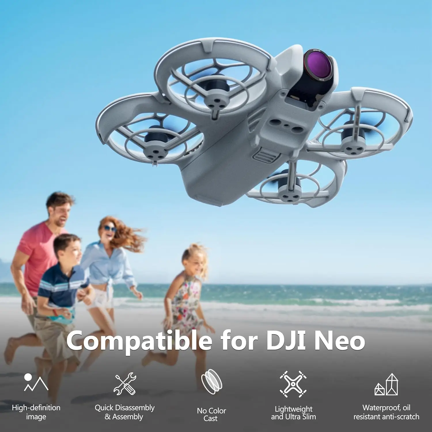 Набор Магнитных фильтров STARTRC ND CPL Для DJI Neo Accessories ND8 ND16 ND32 CPL фильтры нейтральной плотности фильтр для объектива камеры ND