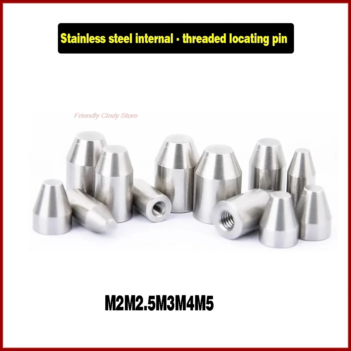 Tapered Internal Thread Pin/Cylindrical Pin/Internal Thread Guide Post/Taper Head Positioning Post/Chamfered Internal Thread Pin