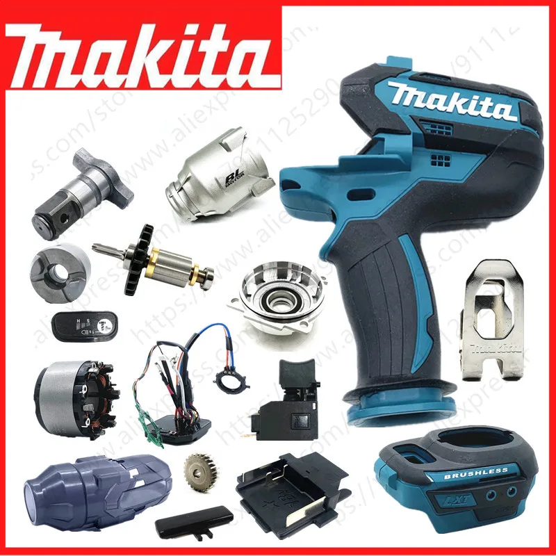 

Makita DTW1001 Корпус наковальни Ротор Статор Шестерня Молоток-переключатель Крючок для DTW1001Z БЕСПРОВОДНОЙ IMPACT WRENCH Аксессуары для электроинструментов