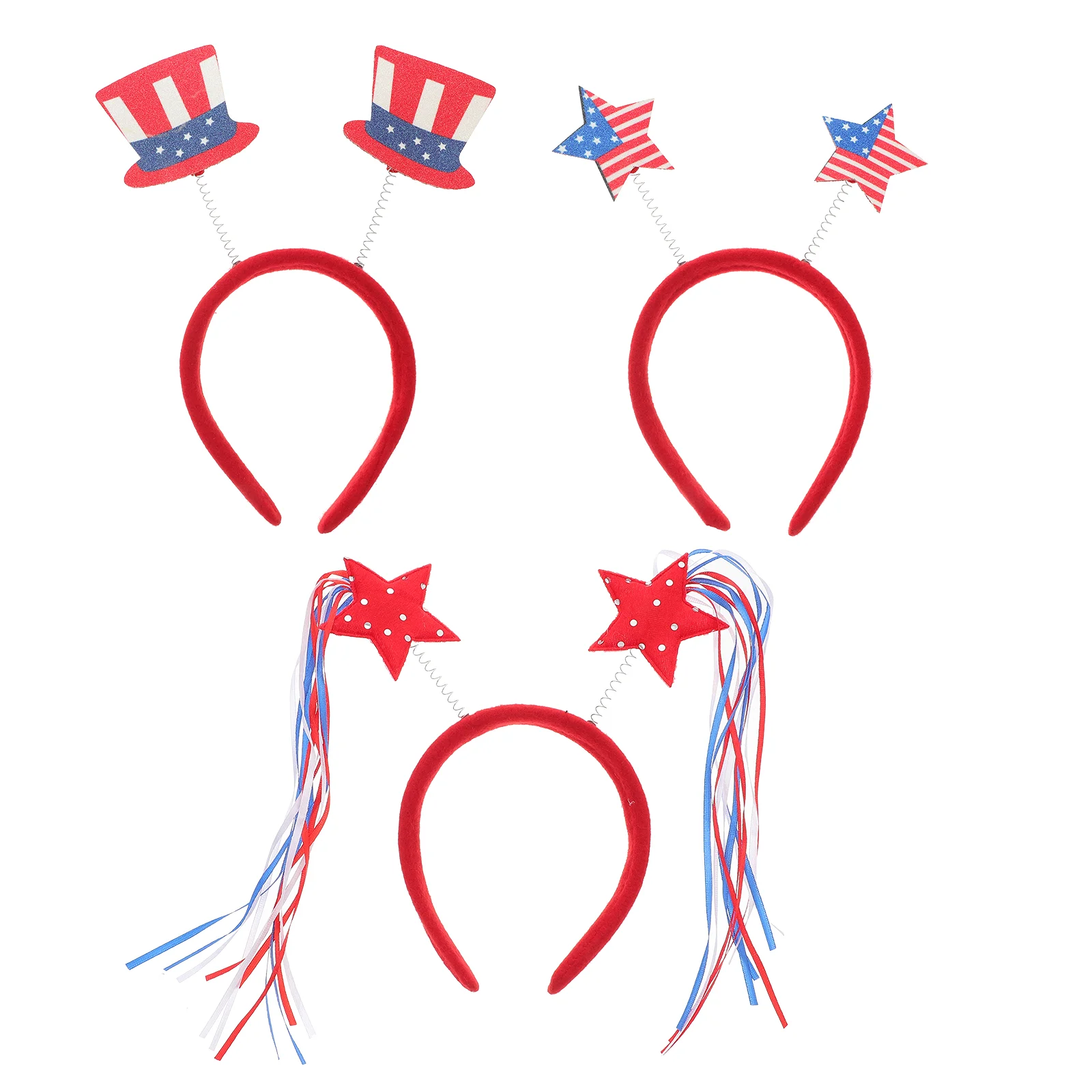 Durable Headband American Flag Headwear Props Hair Independence Day Costume Baby