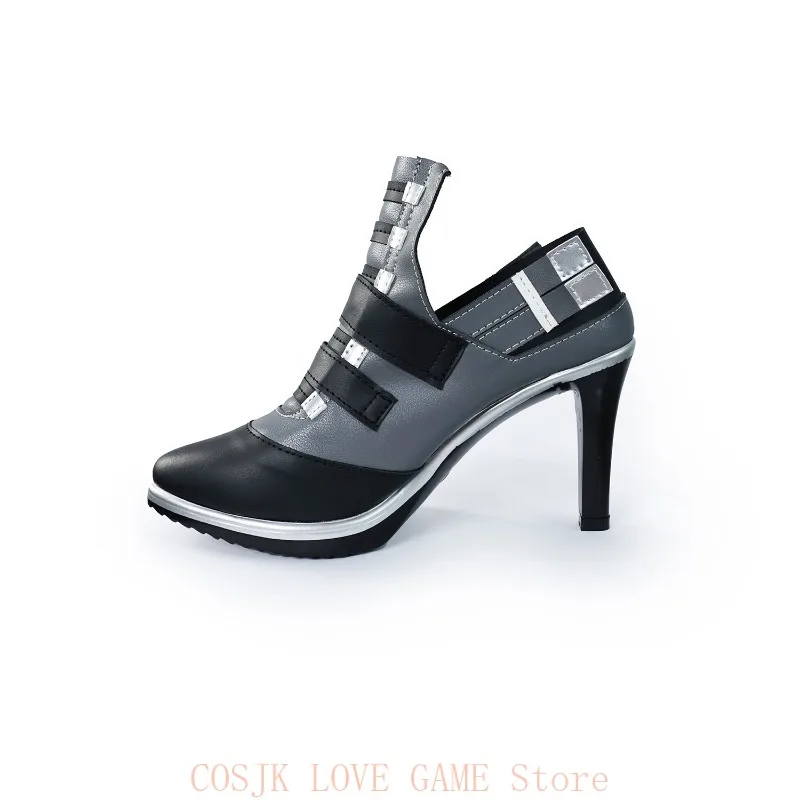 

Game Anime Cosplay Women Shoes Tsukishiro Yanagi Zenless Zone Zero High Heels Party Halloween Clothing Shoes Props Accories
