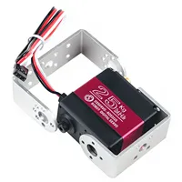 RDS3225 25KG Dual Shaft RC Digital Servo Waterproof High Torque Full Metal Gear Servo with U Mounting Bracket for RC Robot Car