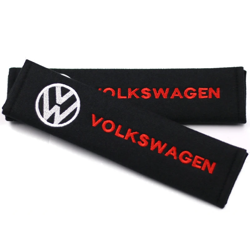 2pcs Carbon Fiber Cotton Protection Cover Case For  Volkswagen GOLF 5 Tiguan Polo Golf 6 Golf 7 Jetta car styling