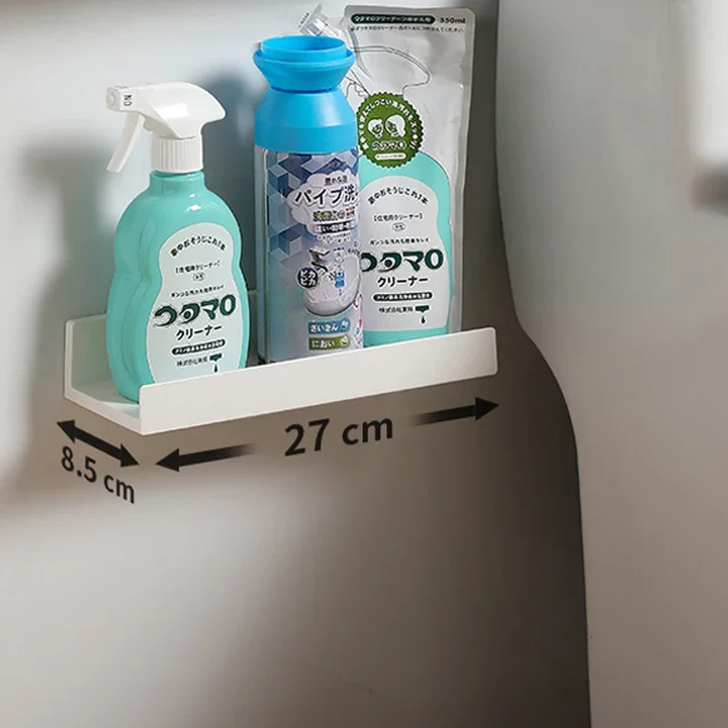 Bathroom Shelf Makeup Storage Organizer  Rack Self Adhesive No-drill Shelves Wall Shampoo Rack Shower Shelf image 6