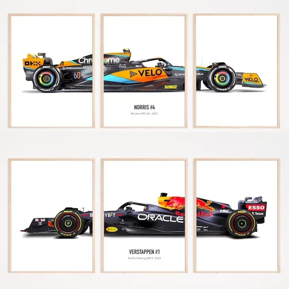 Льюис-Хэмилтон-Ландо-Норрис-МКЛ-f-холст-плакат-гоночный-настенный-художественный-домашний-декор