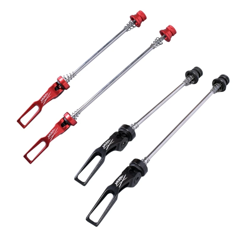 

1 Pair Bike Wheel Hub Front and Rear Skewers Clip Cycling Tools Lever D5QD