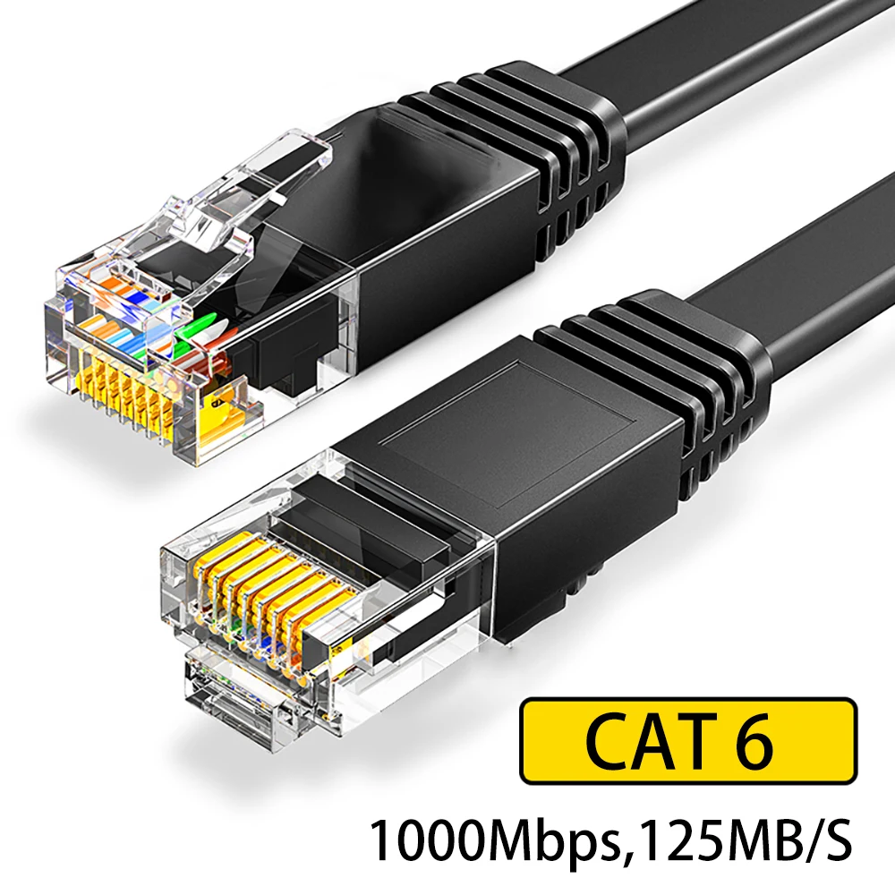 Cat 6 Ethernet Cable LAN Network Cord, Internet, Network Cable - Supports Cat6 Network Standard Gigabit High-Speed Network Cable
