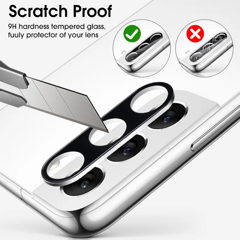 5PCS 3D Obiettivo Della Fotocamera Protezione Per Samsung Galaxy S22 S23 S24 S25 Ultra Posteriore Della Fotocamera Len Copertura Pellicola di Vetro Temperato Per S25 S23Plus