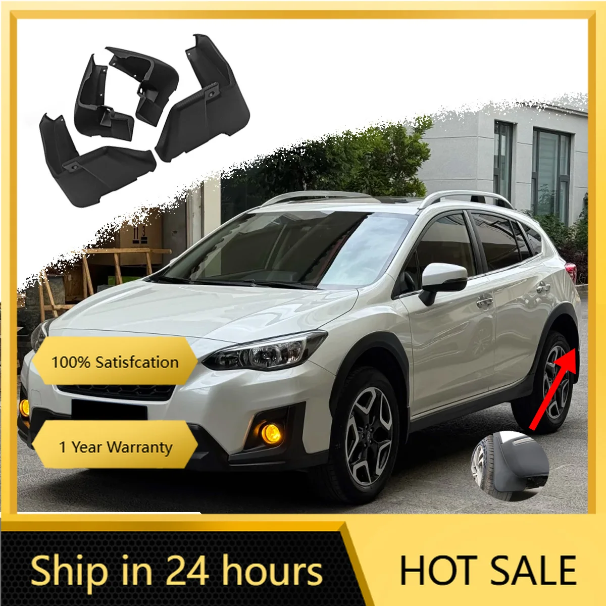 

Emblems For Subaru XV 2018 2019 2020 2021 Car Front and Rear Torso Tire Fender Cover Bottom and Side Guard Decoration Accessorie