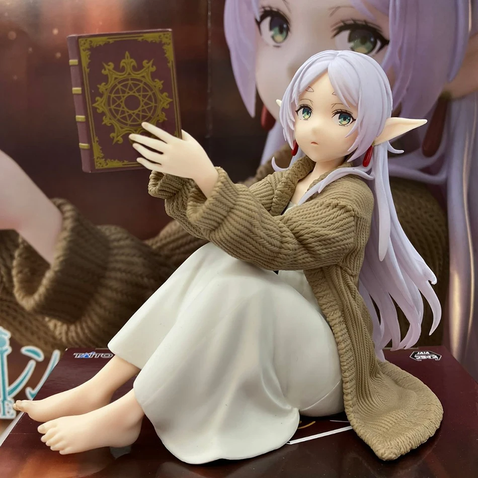 Frieren Beyond Journey's End Frieren Аниме Фигурка Настольная Милая без ночного костюма Фрирен Фигурка Модель Кукла Подарочная игрушка