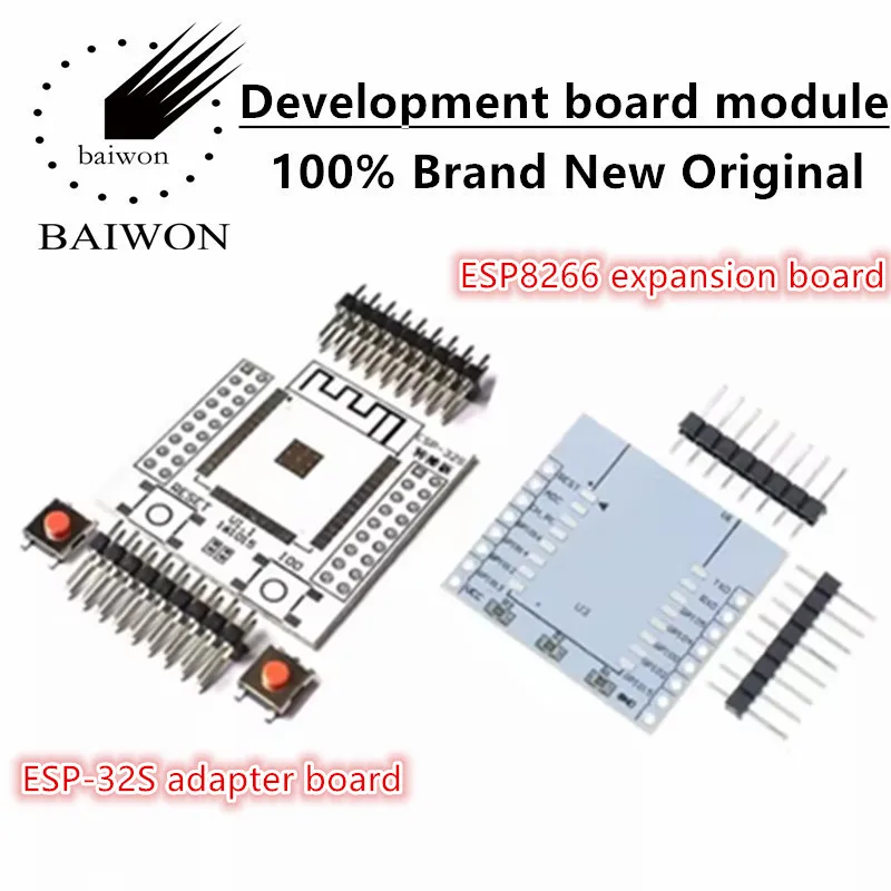 DIY Φ Подходящая плата адаптера ESP8266 Плата расширения модуля WIFI с последовательным портом