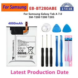 Bateria para Samsung Galaxy Tab A 7.0, EB-BT280ABE, 4000mAh, SM-T280, T280, T285 bateria do tablet, novo