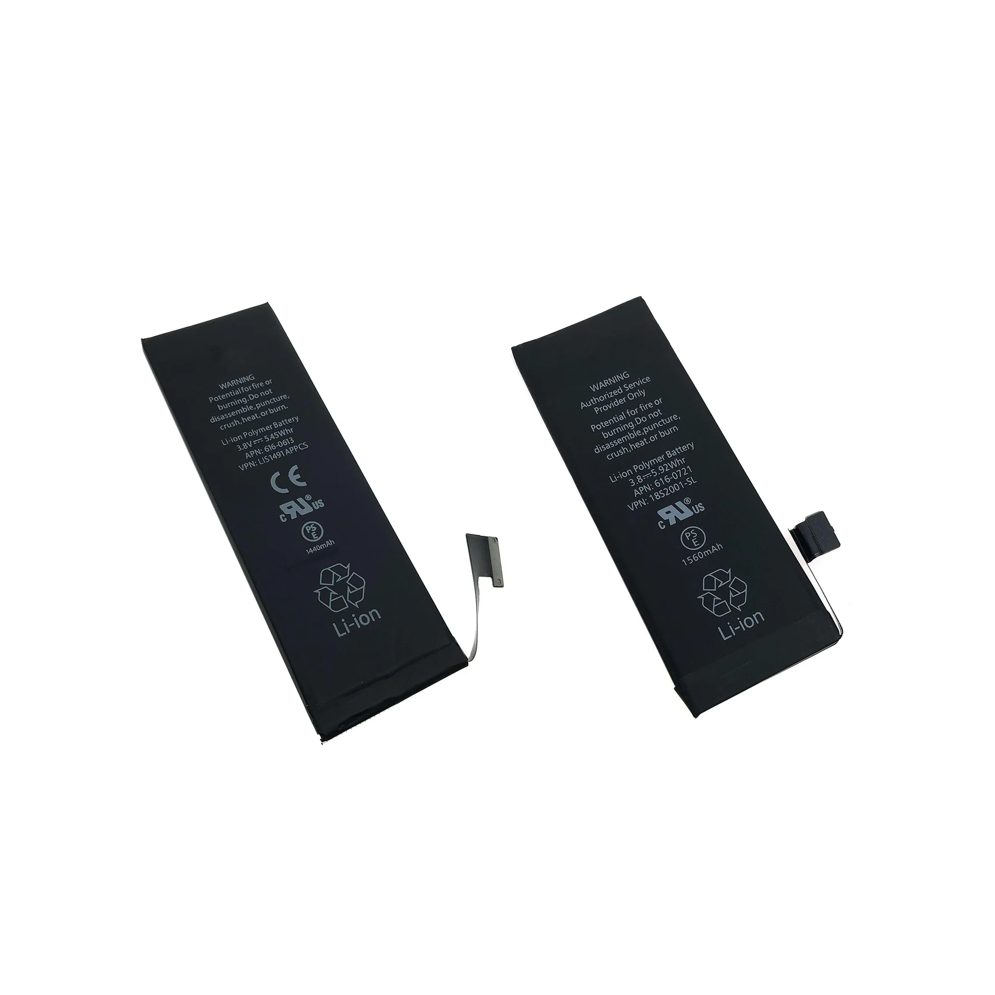 For iPhone 4 5 Phone Battery 4S 5S replacement battery 5SE Bateria High Capacity 0 Cycles Mobile Phone Battery Polymer