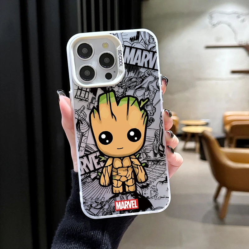 حافظة لهاتف آيفون 17 16 15 14 13 12 11 Pro Max Plus 17 Air 16E X XR XS Max غطاء ممتص للصدمات صلب