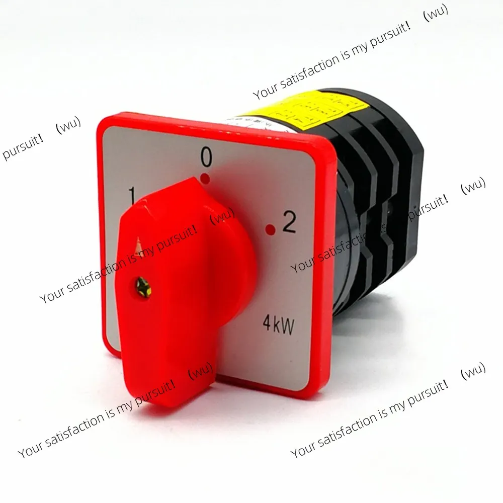 

380VAC 20A 4KW 12 Terminals 3 Positions Rotary Selector Cam Changeover Switch