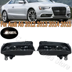 PMFC Front Bumper Fog Light Fog Lamp Assembly With Halogen Bulb Foglight For Audi A5 2012 2013 2014 2015 8T0941699F 8T0941700F