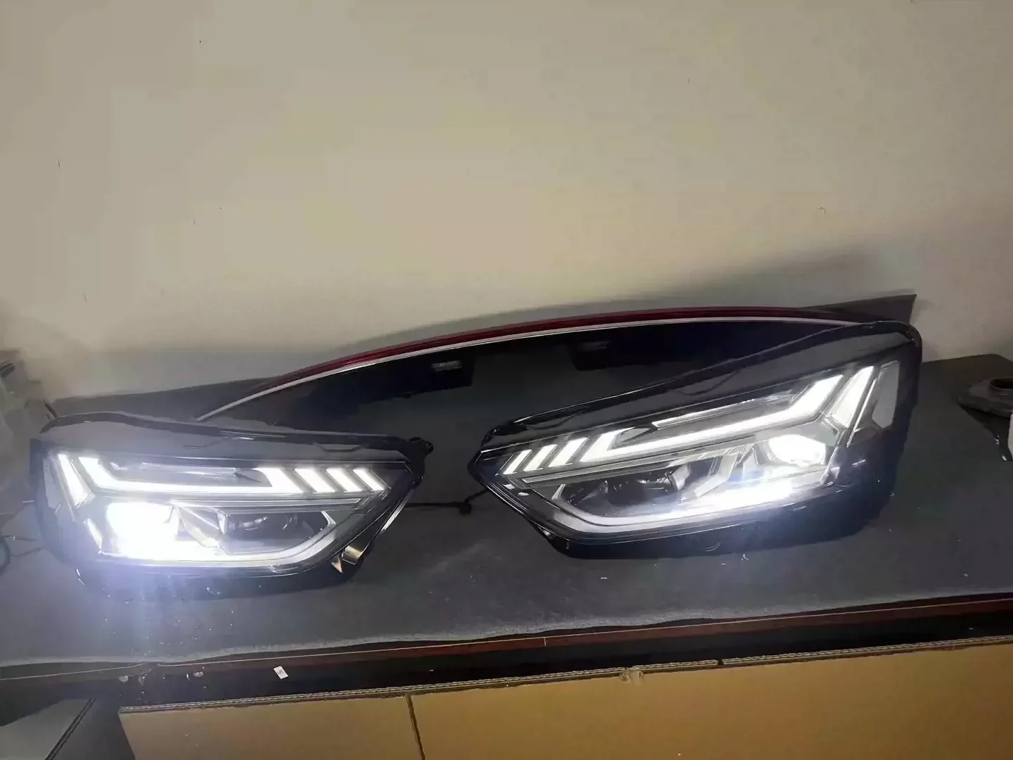 

Car Led Headlight for Audi Q5 21-23 Daytime Running DRL Headlamp Turn signal