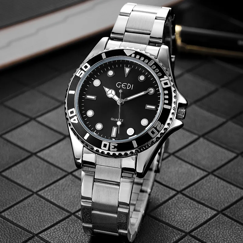 Ghost Luminous Men's Watch, TikTok Same Style Business Casual Waterproof Quartz Wristwatch