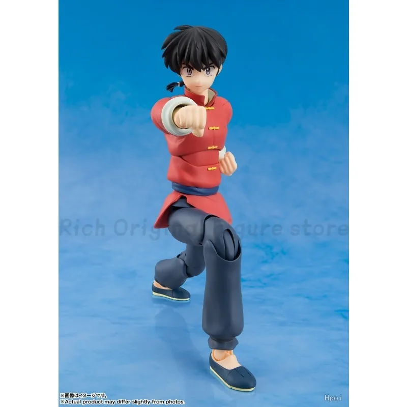 【Pre-sale】Original BANDAI SPIRITSS.H.F Ranma 1/2 -Saotome Ranma Anime Figure Model Toys Ornaments