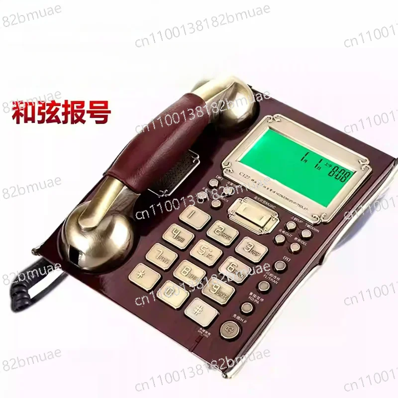 Antique Telephone Creative European Retro Office Home Hotel Wall Mounted Landline C127