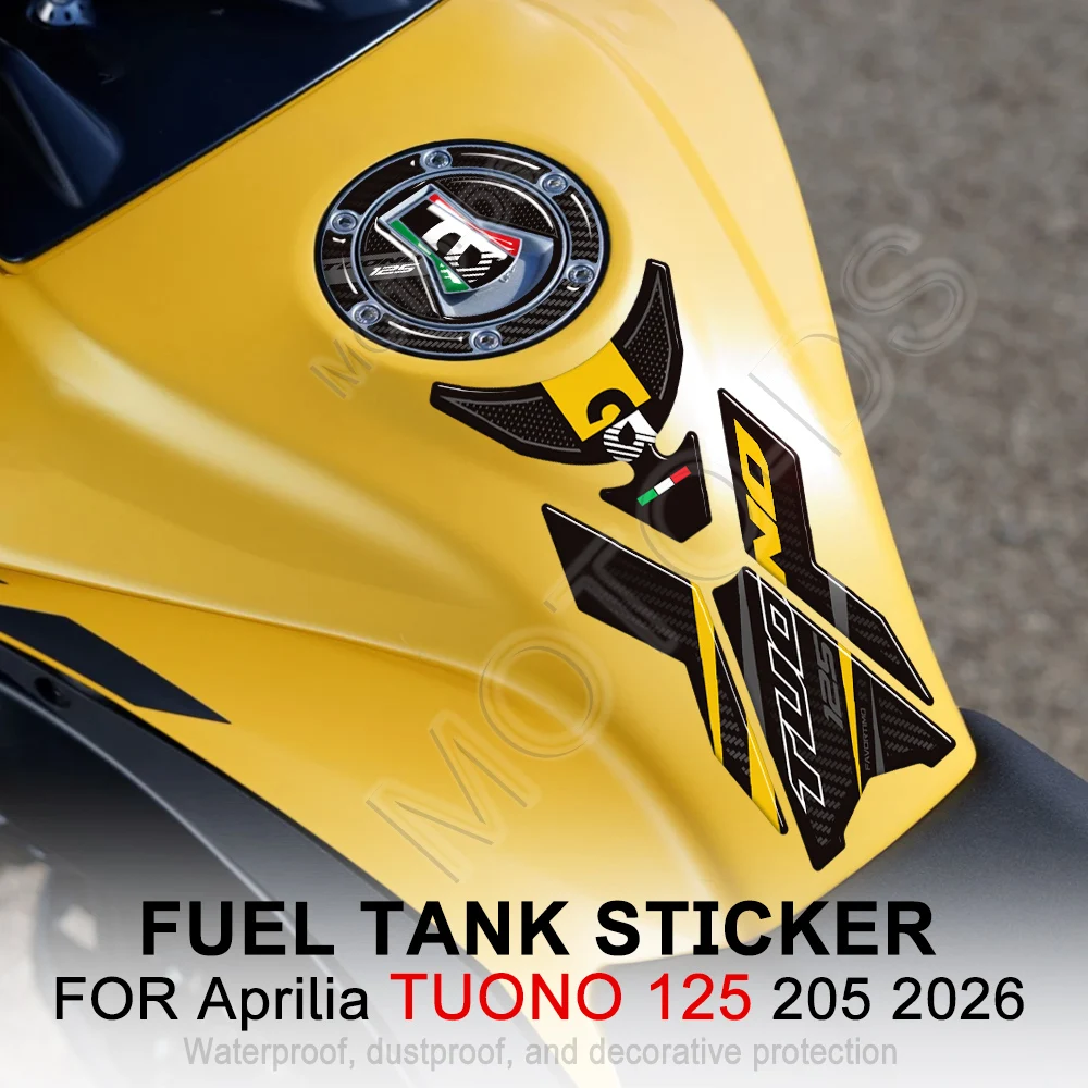

Мотоцикл 2024 года для Aprilia TUONO 125 TUONO 125, накладка на бак, ручки для газа, мазута, комплект, наколенники, наклейки, защита 2026