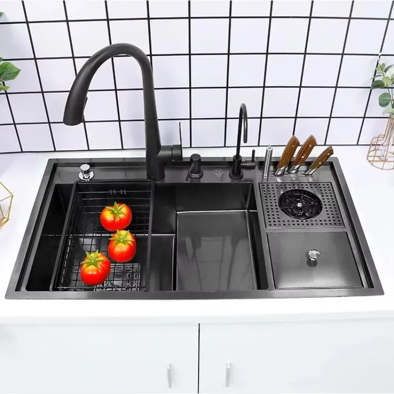 Luxury 304 stainless steel kitchen sink universal and practical