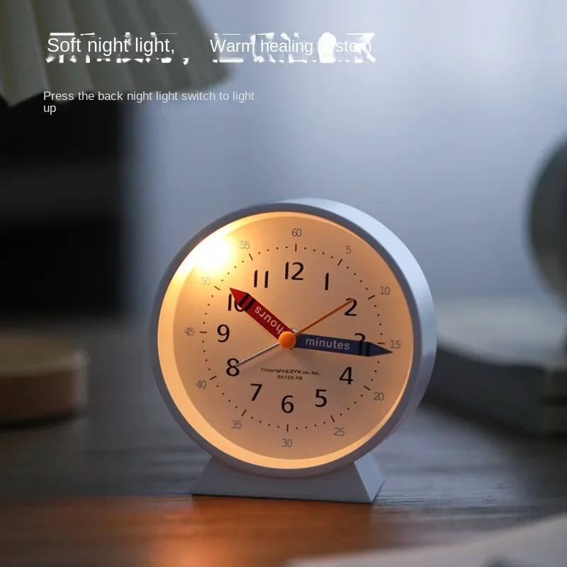 Light Luxury Desktop Small Night Lamp Alarm Clock