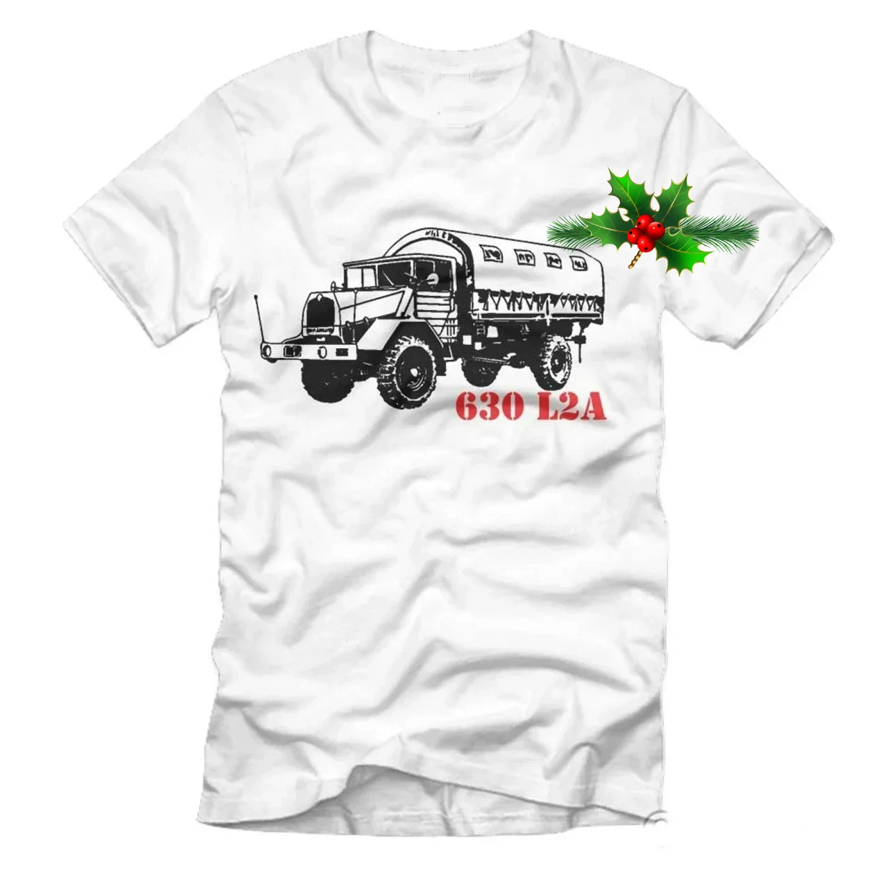 Cold War  5T Military Vehicle MAN 630 L2 Military Truck T-Shirt 100% Cotton O-Neck Summer Short Sleeve Casual Mens T-shirt