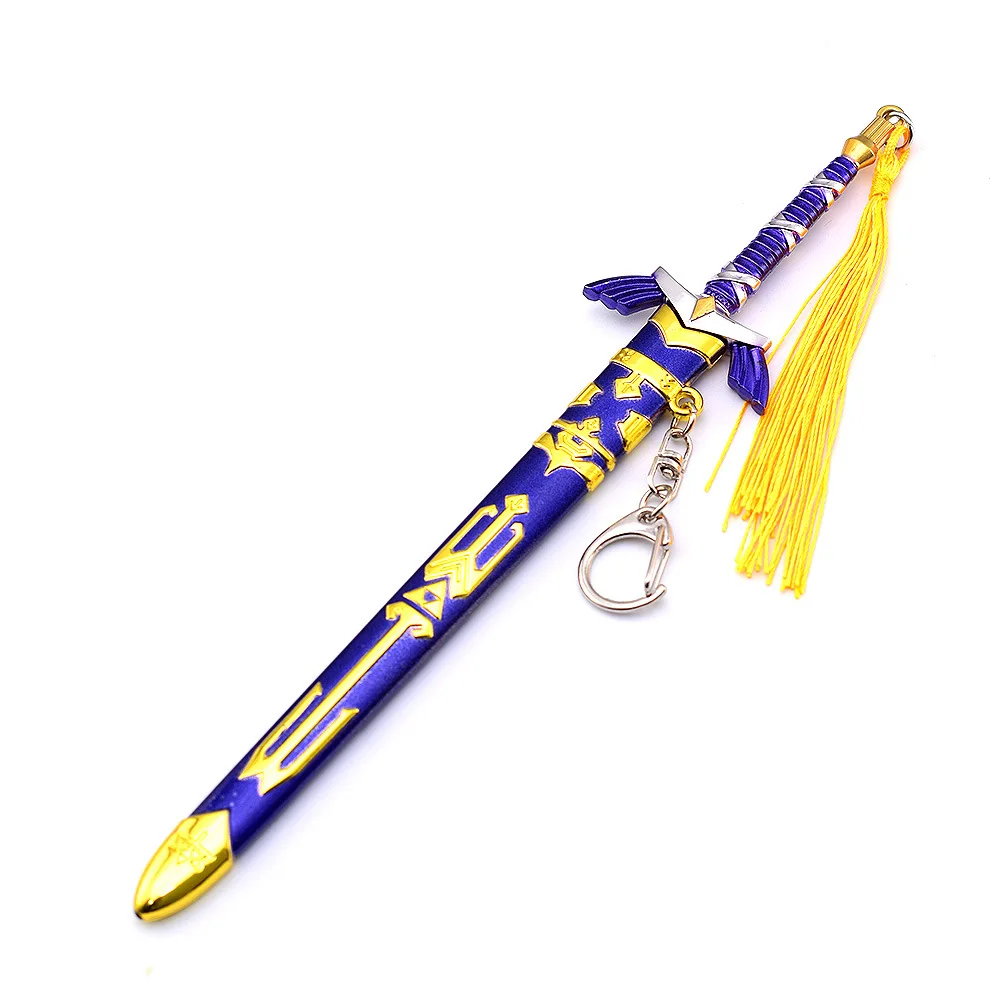 22cm lenda de cerda anime arma céu espada mestre lâmina azul edição arma modelo artefato liga ornamento presentes de aniversário brinquedos