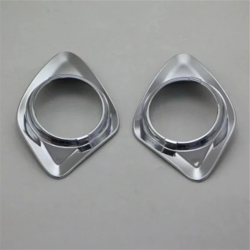 WELKINRY For Foton Tunland FT-500 2012-2019 ABS Chrome Front Car Head Fog Lamp Light Cover Trim