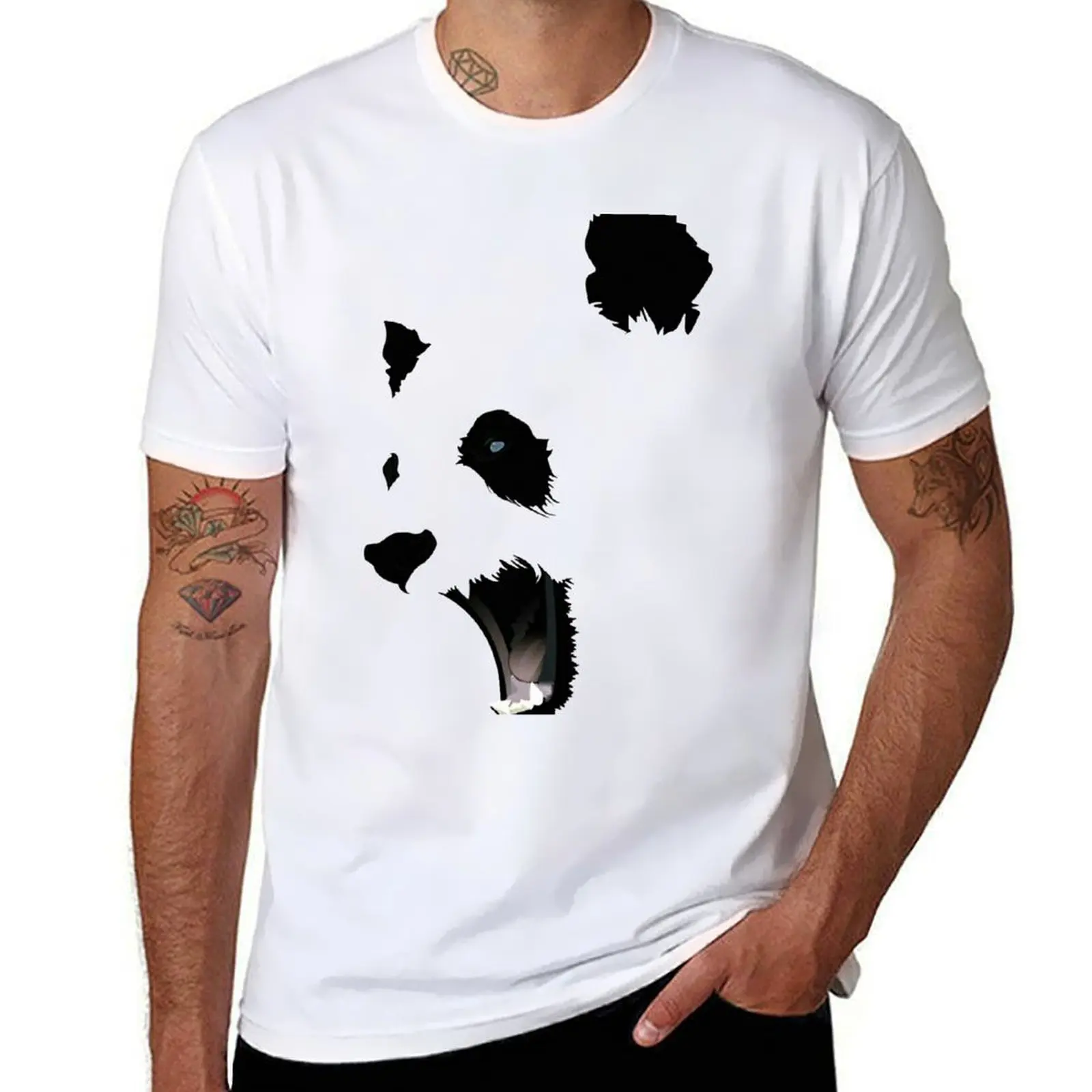 

Футболка с медведем для футболки, 100% дикие рубашки, персонализированные рубашки, рубашка с пандой, хлопковая мужская рубашка с рисунком
