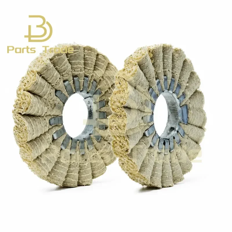2PCS Polishing Wheels 150x50x20mm for Woodworking Machinery Parts Premium Steel Sisal Buffing Wheel Tool Accessories