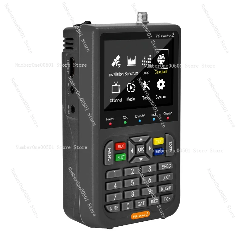 V8 Finder2 Satellite Finder Meter DVB-S2X 1080P