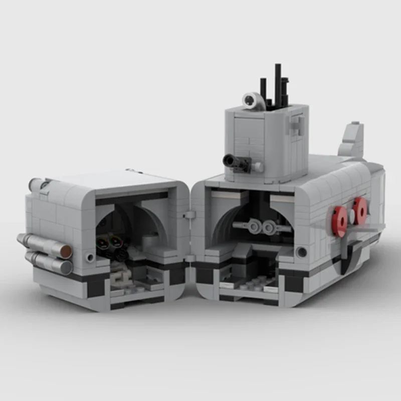 Moc ビルディングレンガ軍事深海潜水艦モデル技術モジュラーブロック建設 DIY セットアセンブリギフトおもちゃ