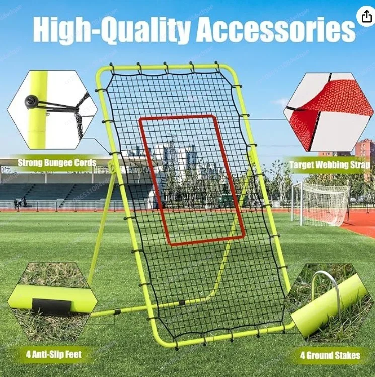 

Volleyball rebound net 7x4 feet adjustable volleyball training equipment rebound net for practice