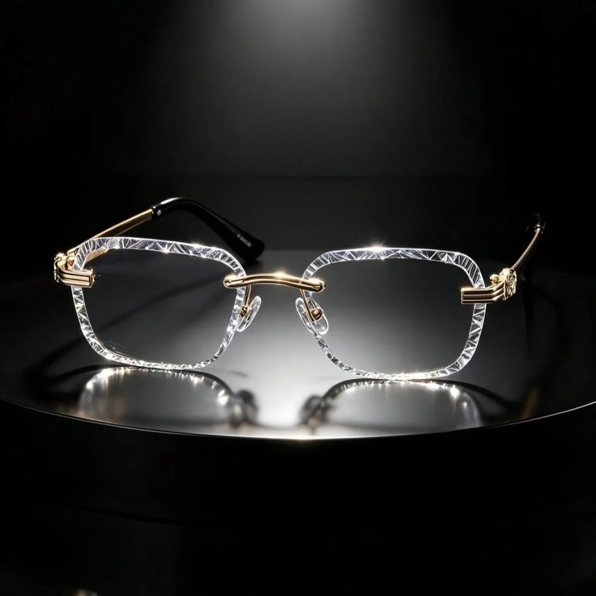 1pc European and American retro style small box men's and women's fashionable anti blue light myopia glasses, anti fatigue for w