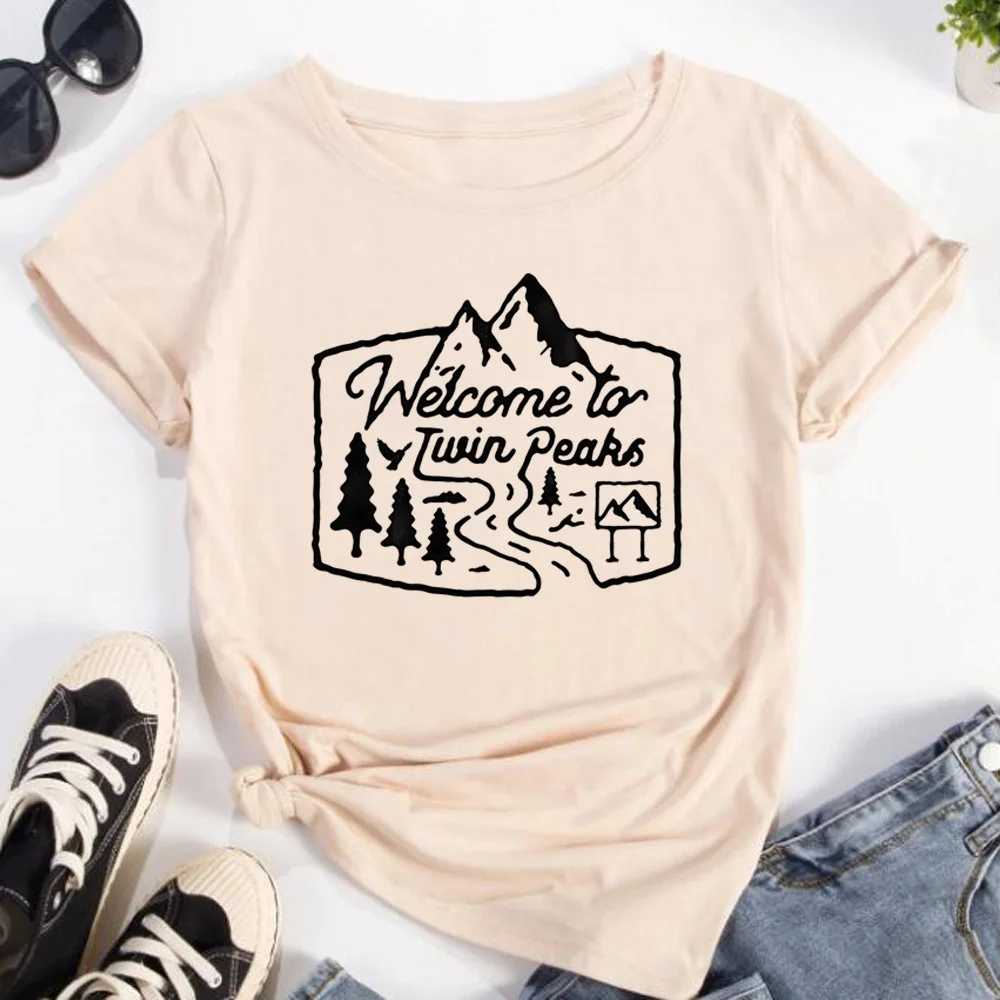 Twin Peaks t-shirts women harajuku graphic streetwear t shirt female comic clothes